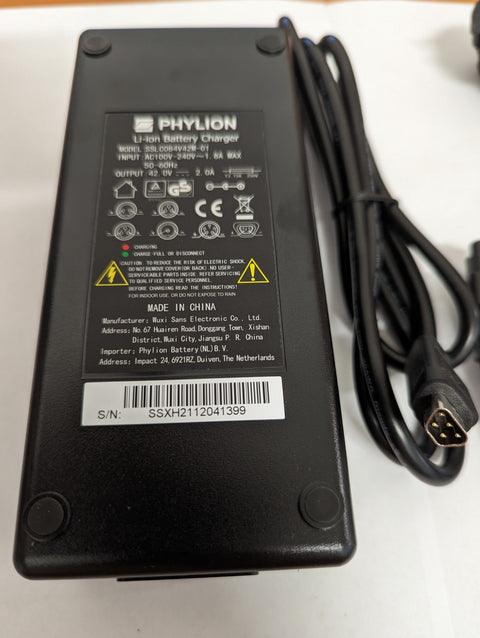 Nabíjačka Phylion SSLC084V42M-01 42V/2A